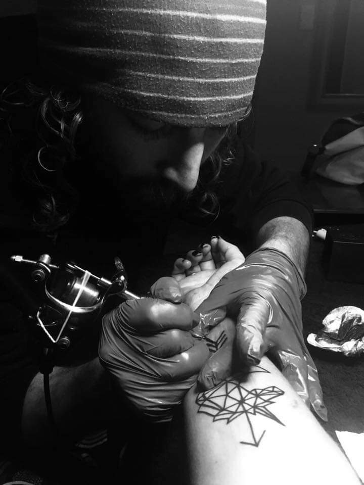 Jade Bird, the tattoo artist and owner of Inktup Bird Tattoos